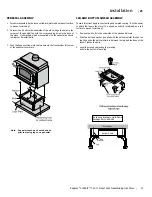 Preview for 21 page of Regency Fireplace Products C34 Classic Owners & Installation Manual