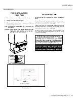 Preview for 23 page of Regency Fireplace Products Cascades F1150 Owners & Installation Manual