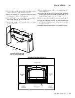 Preview for 17 page of Regency Fireplace Products Cascades I1500 Owners & Installation Manual