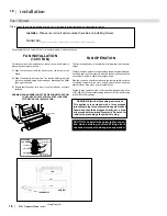 Preview for 18 page of Regency Fireplace Products Cascades I1500 Owners & Installation Manual