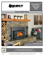 Предварительный просмотр 1 страницы Regency Fireplace Products Cascades I2500 Owners & Installation Manual