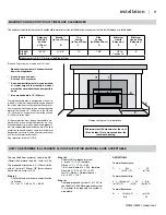 Preview for 9 page of Regency Fireplace Products CI2600 Owners & Installation Manual