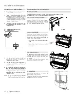 Предварительный просмотр 20 страницы Regency Fireplace Products City ACB40ELP Owners & Installation Manual