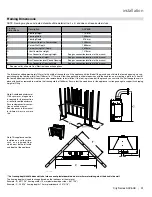 Предварительный просмотр 31 страницы Regency Fireplace Products City ACV60E Owners & Installation Manual