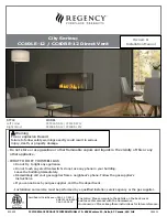 Предварительный просмотр 1 страницы Regency Fireplace Products City Series CC40LE-LP12 Owners & Installation Manual