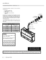 Предварительный просмотр 50 страницы Regency Fireplace Products City Series Owners And Installation Manual