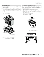 Предварительный просмотр 21 страницы Regency Fireplace Products Classic C34E Owners & Installation Manual