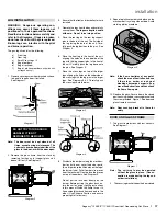 Предварительный просмотр 37 страницы Regency Fireplace Products Classic C34E Owners & Installation Manual