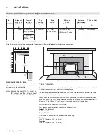 Предварительный просмотр 6 страницы Regency Fireplace Products Classic I2450 Owners & Installation Manual