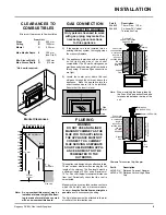 Предварительный просмотр 9 страницы Regency Fireplace Products DVi34L Series Owners & Installation Manual