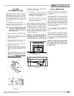 Preview for 9 page of Regency Fireplace Products E18 Owners & Installation Manual