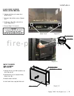 Предварительный просмотр 75 страницы Regency Fireplace Products E18E-LP11 Owners & Installation Manual