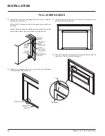 Preview for 24 page of Regency Fireplace Products E21 Gas Insert Owners & Installation Manual