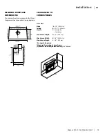 Предварительный просмотр 19 страницы Regency Fireplace Products Energy U31 Owners & Installation Manual