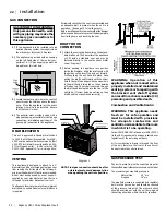 Предварительный просмотр 22 страницы Regency Fireplace Products Energy U31 Owners & Installation Manual