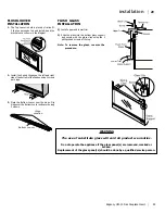 Предварительный просмотр 29 страницы Regency Fireplace Products Energy U31 Owners & Installation Manual