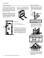 Предварительный просмотр 18 страницы Regency Fireplace Products Excalibur P90EX Owners & Installation Manual