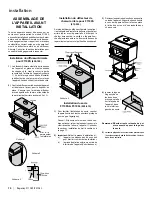 Preview for 12 page of Regency Fireplace Products F1105S Owners & Installation Manual