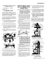 Preview for 13 page of Regency Fireplace Products F1105S Owners & Installation Manual