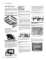 Preview for 20 page of Regency Fireplace Products F2404M Owners & Installation Manual