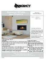 Regency Fireplace Products GF950L-LP Owners & Installation Manual предпросмотр