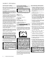 Preview for 12 page of Regency Fireplace Products Gi29L-LP Owners & Installation Manual