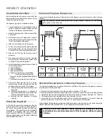 Preview for 18 page of Regency Fireplace Products Gi29LE Owners & Installation Manual