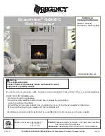 Regency Fireplace Products Grandview G600EC-LP Owners & Installation Manual предпросмотр