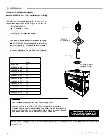 Предварительный просмотр 28 страницы Regency Fireplace Products Greenfire GF900C Owners & Installation Manual