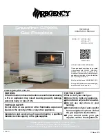 Regency Fireplace Products Greenfire GF900L Owners & Installation Manual предпросмотр