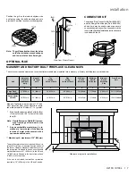 Preview for 7 page of Regency Fireplace Products H2103 Owners & Installation Manual