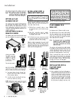 Preview for 8 page of Regency Fireplace Products H2103 Owners & Installation Manual