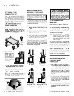 Preview for 8 page of Regency Fireplace Products H2104 Owners & Installation Manual