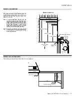 Предварительный просмотр 17 страницы Regency Fireplace Products HORIZON HZ33CE Owners & Installation Manual