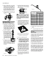 Предварительный просмотр 36 страницы Regency Fireplace Products HORIZON HZ33CE Owners & Installation Manual