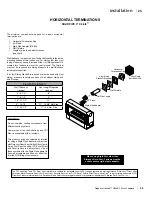 Предварительный просмотр 25 страницы Regency Fireplace Products Horizon HZ40E-LP10 Owners And Installation Manual