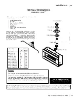 Предварительный просмотр 29 страницы Regency Fireplace Products Horizon HZ40E-LP10 Owners And Installation Manual