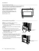 Preview for 22 page of Regency Fireplace Products Horizon HZ40E Owners & Installation Manual