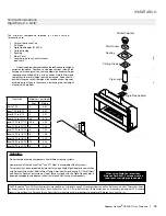 Preview for 35 page of Regency Fireplace Products Horizon HZ40E Owners & Installation Manual