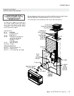 Preview for 37 page of Regency Fireplace Products Horizon HZ40E Owners & Installation Manual