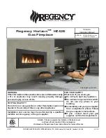 Предварительный просмотр 1 страницы Regency Fireplace Products Horizon HZ42E-LP Owners & Installation Manual