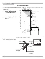 Preview for 12 page of Regency Fireplace Products Horizon HZ54E-LP Owners & Installation Manual