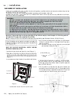 Предварительный просмотр 18 страницы Regency Fireplace Products Horizon HZO42-LP Owners & Installation Manual