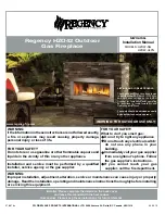 Предварительный просмотр 1 страницы Regency Fireplace Products Horizon HZO42-NG Owners & Installation Manual