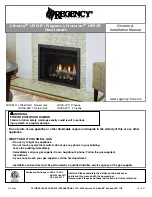 Regency Fireplace Products HRI3E-LP11 Owners & Installation Manual preview