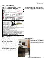 Preview for 7 page of Regency Fireplace Products HRI3E-LP11 Owners & Installation Manual