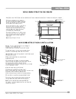 Предварительный просмотр 11 страницы Regency Fireplace Products HZ54EPV-LP Owners & Installation Manual