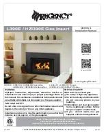 Regency Fireplace Products HZI390E Owners & Installation Manual предпросмотр