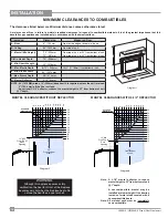 Предварительный просмотр 12 страницы Regency Fireplace Products HZI390E Owners & Installation Manual