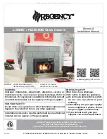 Preview for 1 page of Regency Fireplace Products HZI540E Owners & Installation Manual